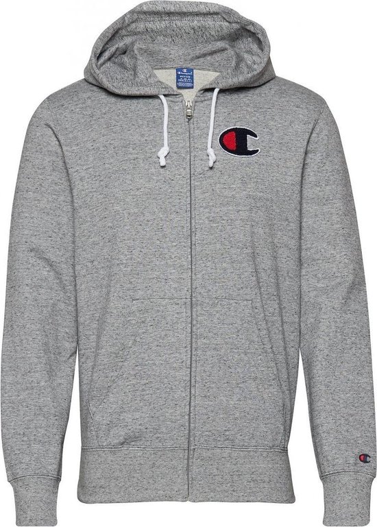 champion hooded full zip sweatshirt