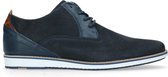 Sacha - Heren - Casual blauwe veterschoenen - Maat 42