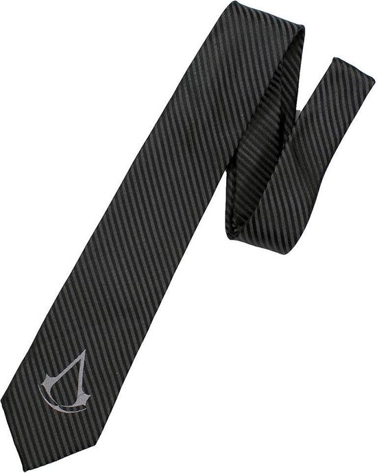 verjaardag Discrepantie Vijf Assassin's Creed Crest Logo Stropdas Necktie Zwart / Grijs - Officiële  Merchandise | bol.com