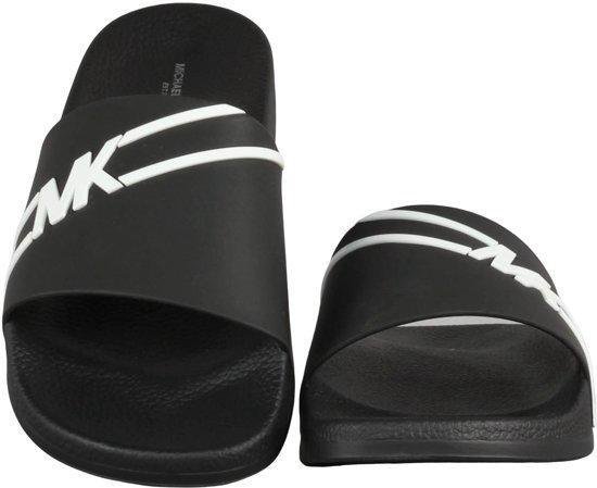 Michael Kors Jake Slide Heren Slipper - Zwart - Maat 44 | bol.com