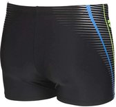 M Roy Short Zwart - Shiny Groen