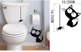 3D Sticker Decoratie Nieuw Hot verkoop Stijlen van badkamer Muurstickers Wc Woondecoratie Waterdichte muurstickers voor wasruimte Muurtattoo Home Decor - MTT36 / Large