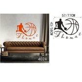 3D Sticker Decoratie 3D DIY Dunk-speler Muurstickers voor kinderkamer Spelen basketbal Wallpaper Basketbal Star Poster DIY muurschildering foto Home Decor - 4027 / Large