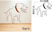 3D Sticker Decoratie Boxer Hond Muurtattoo Vinyl Sticker Leuke Honden Wallpaper Kinderen Muursticker Huishoudelijke decoratieve kunst aan de muur Decor - Dog6 / L