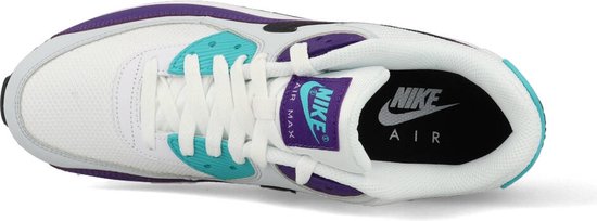 Nike Air Max 90 Essential Wit / Zwart / Paars - Heren Sneaker - Maat 42 |  Bestel nu!