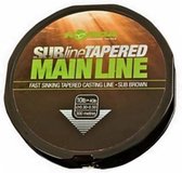 Korda Subline Tapered Mainline - 0.28-0.50mm - Brown - Bruin