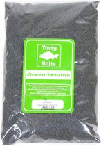 Tasty Baits Green Betaine - 1kg - 2.0mm - Zwart