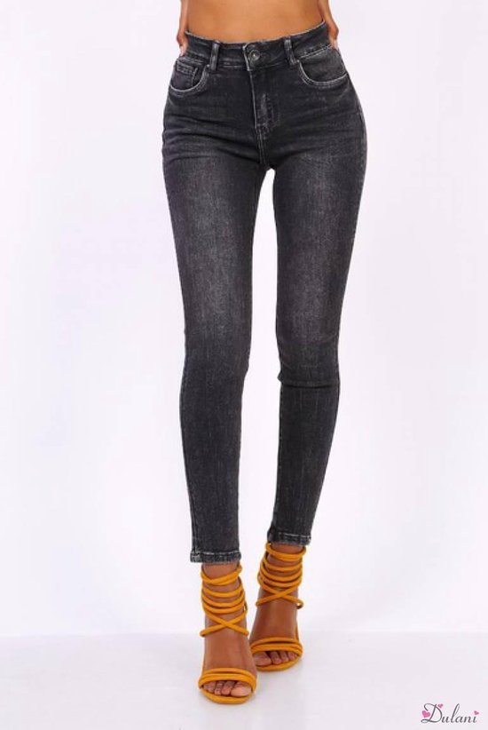 Broek Toxik3 met hoge taille grijs jeans SS2020 36 | bol.com