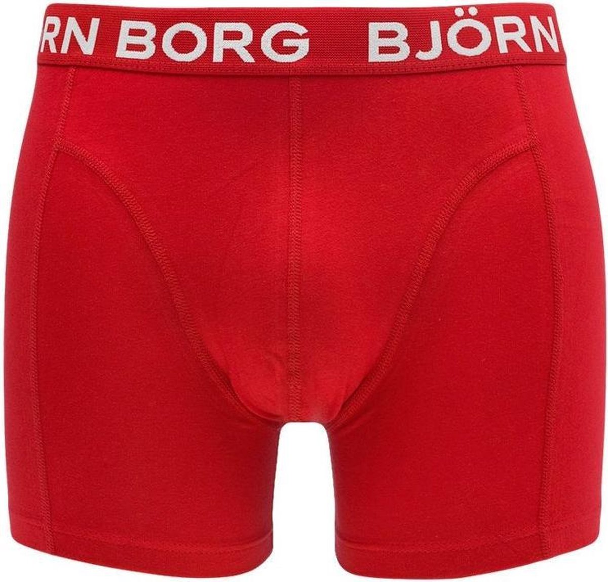 Bjorn Borg Boxershort - Heren - 1-Pack Noos Solids - Rood - Maat S | bol.com