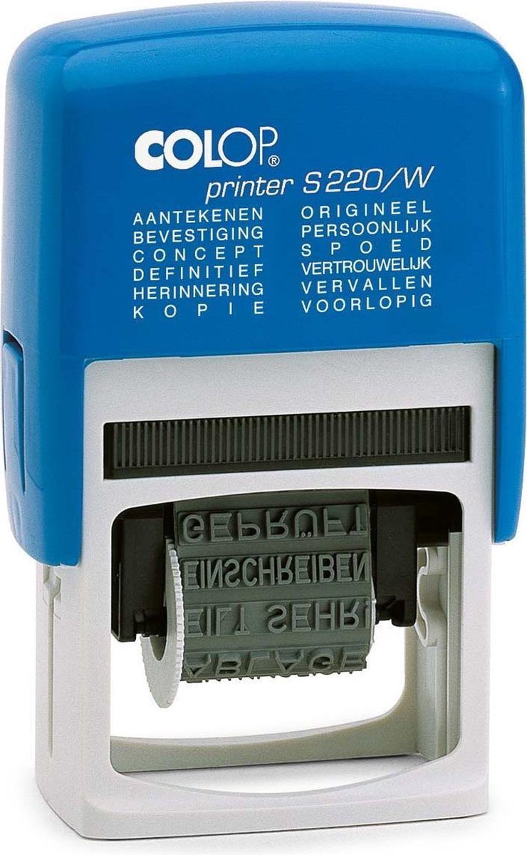 Colop Printer S220/W - Stempels - Kasboek en boekhouder - Stempel met draaibare woorden