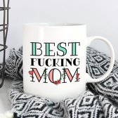 Mok met tekst Best Fucking Mom