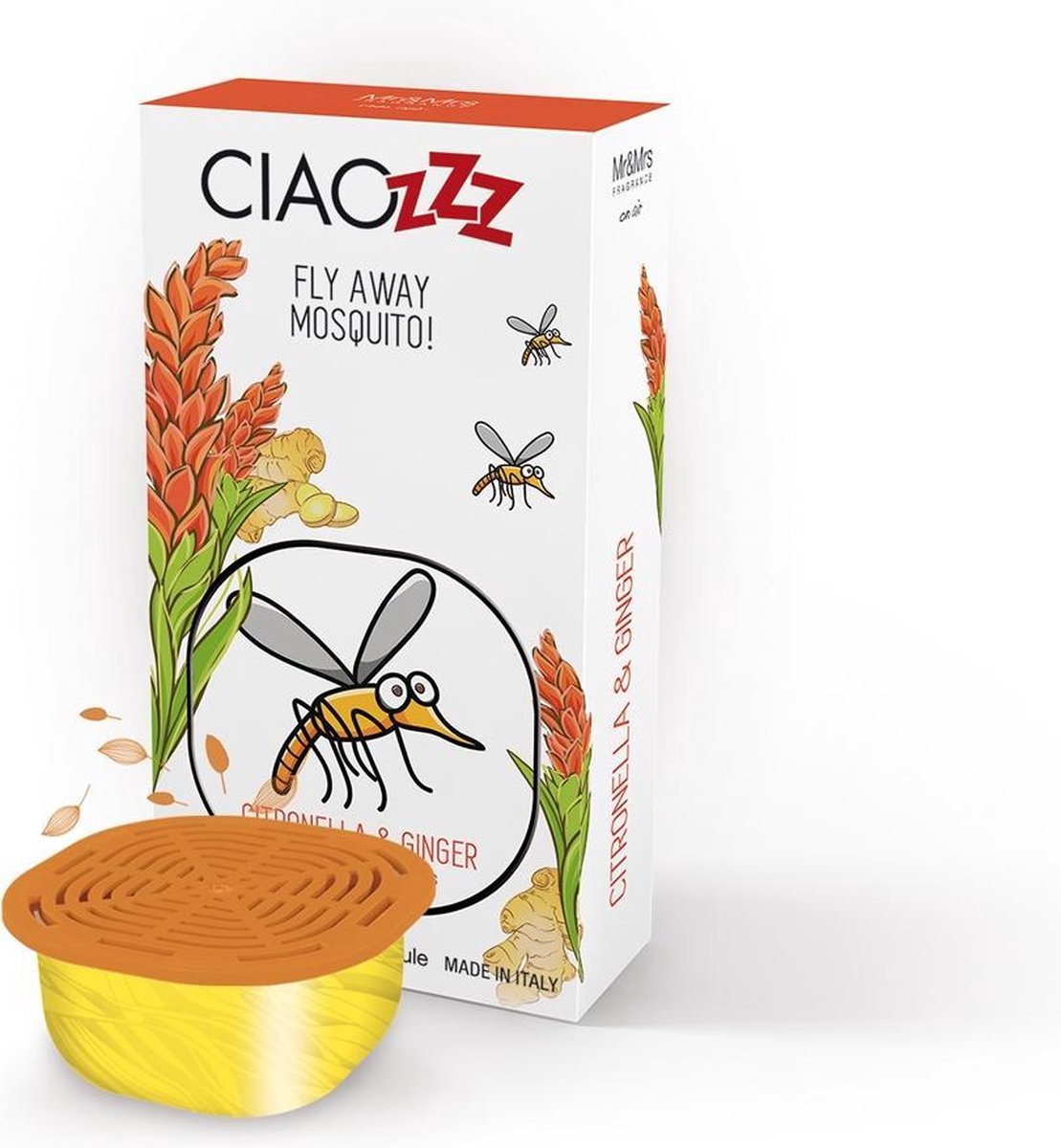 Mr&Mrs Fragrance Geurcapsules - Insect - Citronella & Ginger