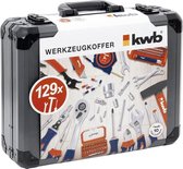KWB Gereedschapskoffer 129-delig – Aluminium koffer