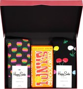 Happy Chocolade cadeauset; Oranje plezier - Unisex - Maat: 41-46