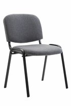 CLP Ken Set van 6 bezoekersstoelen grijs