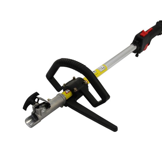 T-Mech - Bosmaaier - 5 in 1 Tuin Multi Tool - 52cc Benzine - Kettingzaag Grasmaaier Heggenschaar - Mes en Draad - Verlengstuk