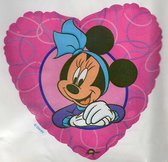 ballon en aluminium - Minnie Mouse - coeur