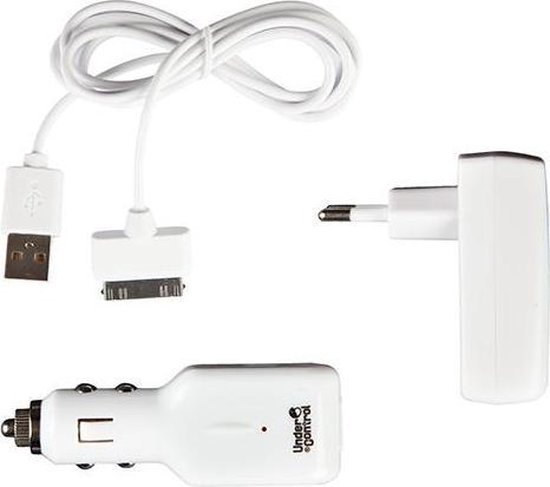 verbanning operatie Tips Under Control Iphone 4 AC Adapter + Auto Oplader + USB Kabel | bol.com