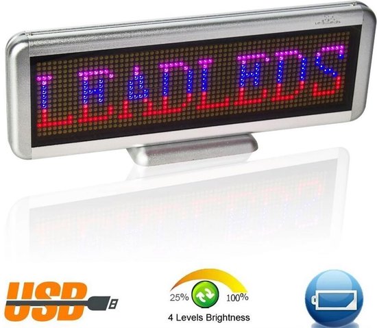 Led Badge Scroller Programmable | bol