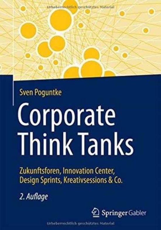Corporate Think Tanks - cover