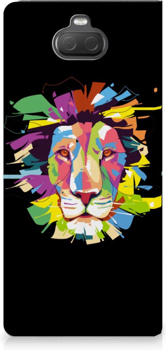 Sony Xperia 10 Plus Magnet Case Lion Color