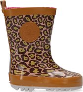 Shoesme regenlaars met all-over luipaardprint