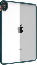 Shop4 - iPad Air (2020) Hoes - Harde Back Case Transparant Blauw