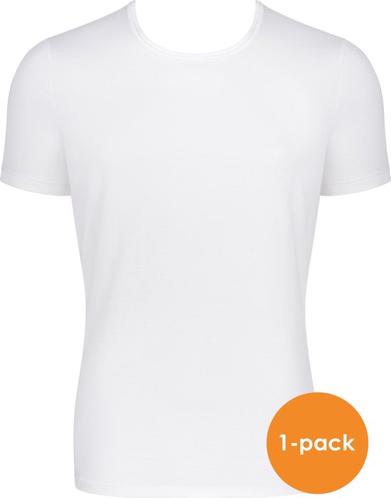 Meander Korst Reciteren Sloggi Men GO Shirt O-Neck Slim Fit - heren T-shirt (1-pack) - wit - Maat:  XXL | bol.com