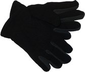 Dubbel Fleece Handschoenen L/XL Zwart-Grijs