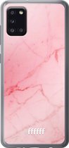 Samsung Galaxy A31 Hoesje Transparant TPU Case - Coral Marble #ffffff