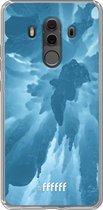 Huawei Mate 10 Pro Hoesje Transparant TPU Case - Ice Stalactite #ffffff