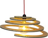 Kartonnen Wanroij Hanglamp - Duurzaam Karton - KarTent