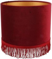 Lampshade cylinder fringe 20 cm
