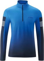 Maier Sports Grote maten Yakori heren ski pulli kobalt