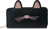 Portemonnee 19*10 cm Zwart | MLPU0325Z | Clayre & Eef
