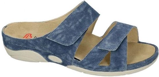 Berkemann -Dames -  blauw - slippers & muiltjes - maat 37.5