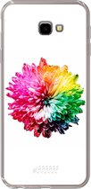 6F hoesje - geschikt voor Samsung Galaxy J4 Plus -  Transparant TPU Case - Rainbow Pompon #ffffff