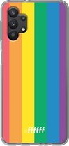 6F hoesje - geschikt voor Samsung Galaxy A32 5G -  Transparant TPU Case - #LGBT #ffffff