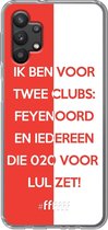 6F hoesje - geschikt voor Samsung Galaxy A32 5G -  Transparant TPU Case - Feyenoord - Quote #ffffff