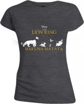 DISNEY - T-Shirt - The Lion King : Hakuna Matata - FILLE (XL)