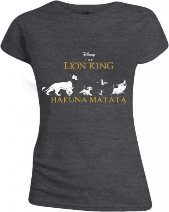 DISNEY - T-Shirt - The Lion King : Hakuna Matata - FILLE (XL) | bol