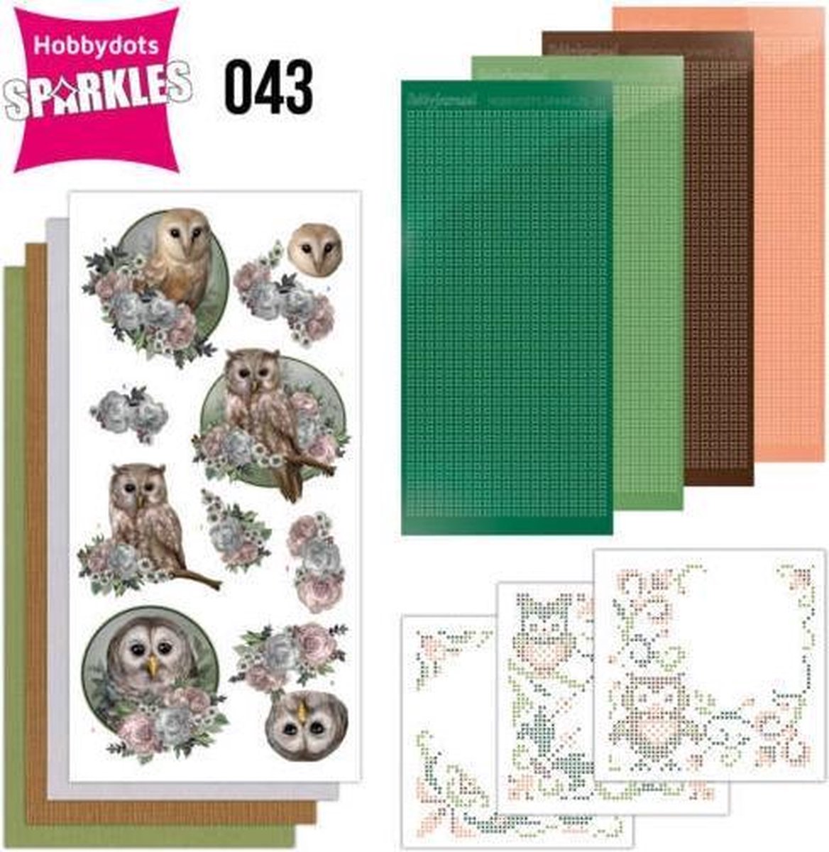 Nr. 43 Sparkles Set Amy Design - Amazing Owls - Romantic Owls by Amy Design
