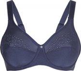 LingaDore LISETTE BH met beugel met katoen - 1343 - Navy - 90F