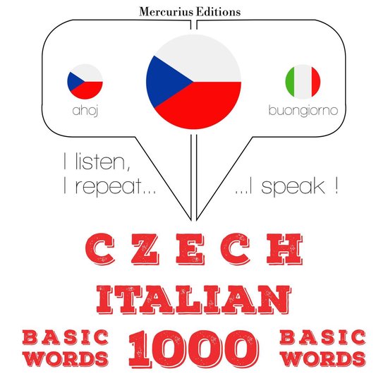 Čeština - italština: 1000 základních slov - cover