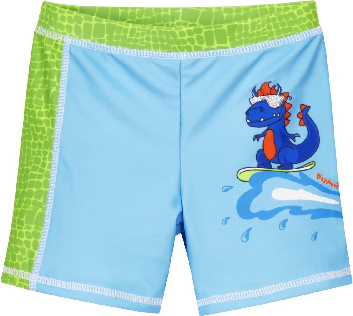 Playshoes Zwembroekje Dino Jongens Polyester Blauw Maat 122/128