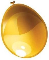 Ballonnen metallic goud (Ø30cm, 50st)
