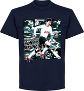 Son Tottenham Comic T-Shirt - Navy - S