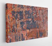 Onlinecanvas - Schilderij - Grunge Background With Abstract Colored Texture.- Art Horizontal Horizontal - Multicolor - 40 X 50 Cm