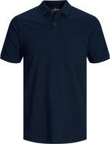 Jack and Jones Heren Poloshirt Navy Pique Slim Fit - XS