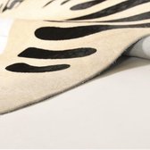 Tapijt Vloerkleed Koeienhuid Zebraprint Leder / Bont 180x250x0,3cm | Mars & More